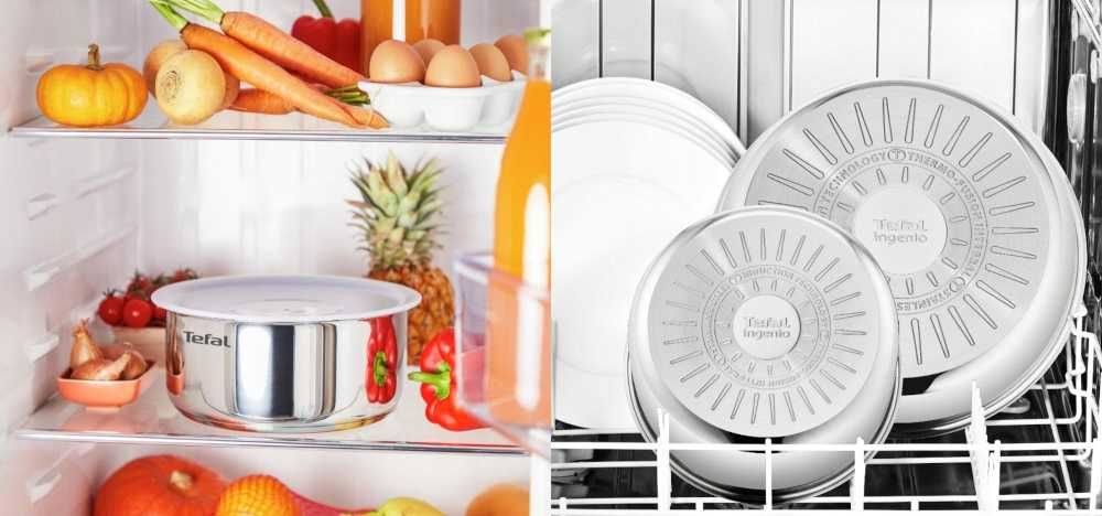 Набір сковорідок каструль Tefal Ingenio Cook Eat 8 Набор посуды Тефаль