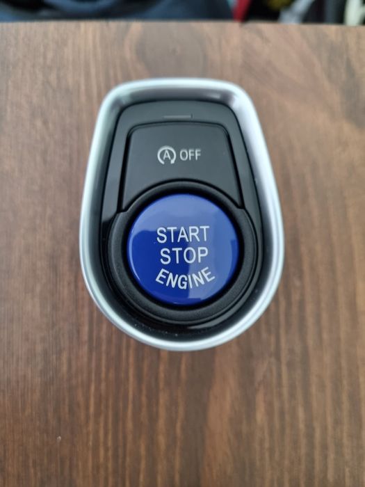 Botão Start Stop BMW - Azul