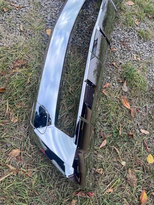 Хром накладка переднього AMG бампера Mercedes ML W166 11-15 Рамка