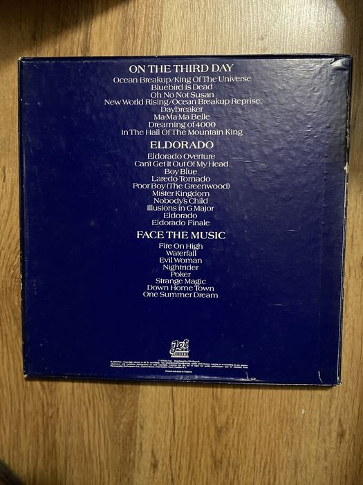 Vinil box com 3 lps - Electric light orchestra - three light years