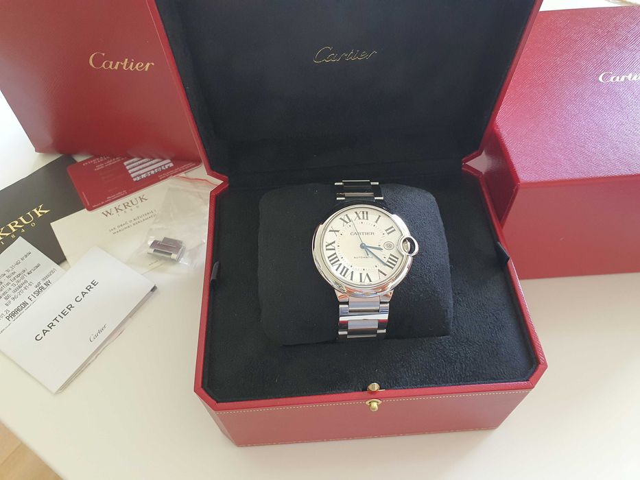 CARTIER BALLON BLEU 42MM największy kupiony Kruk  49400zł