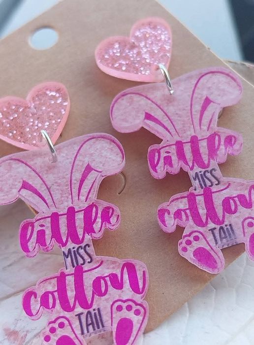 Brincos compridos | Miss Tail "Little Cotton" | pendentes | leves