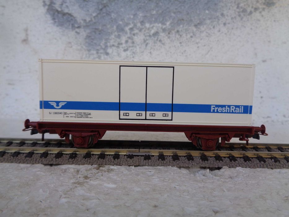 1:87 ROCO Vagão porta contentor FreshRail comboio refª 47247