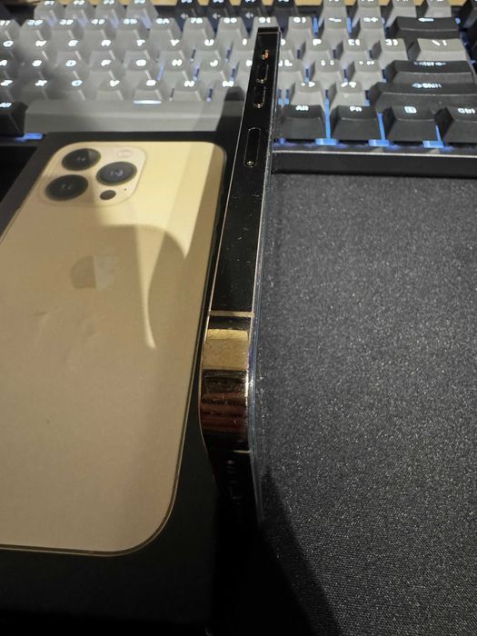 Iphone 13 PRO • 128GB • 79% Bateria • ZŁOTY + gratisy
