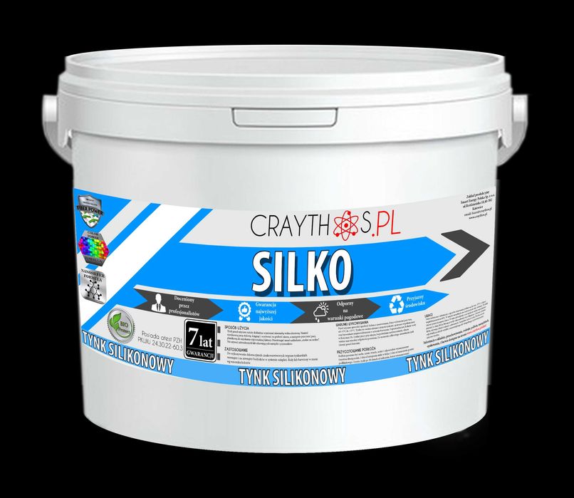 Styropian fasadowy 15 cm+ kleje, siatka i tynk silikonowy na 100 m2