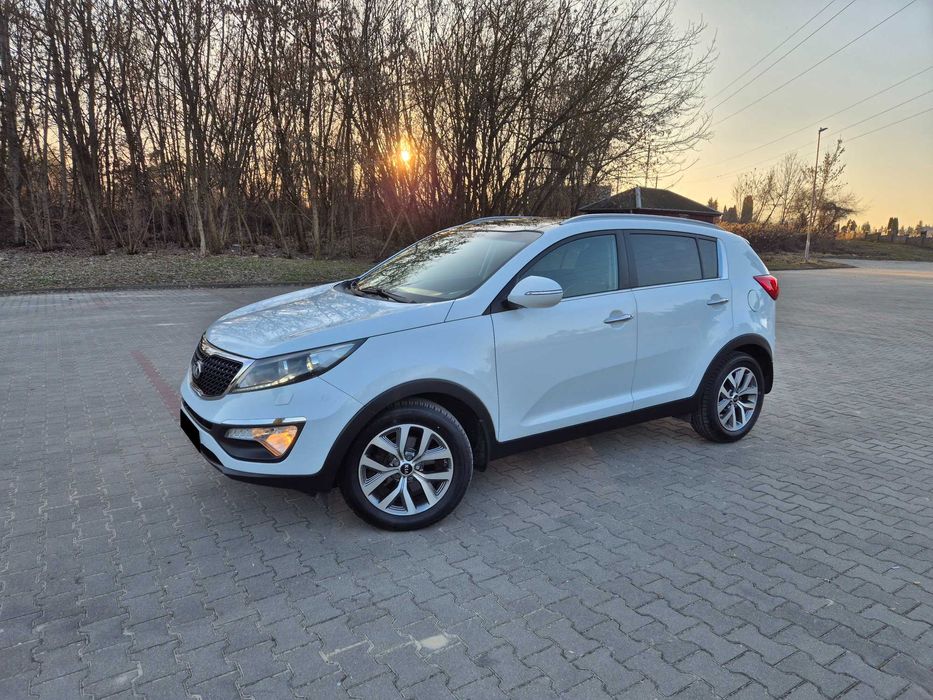 Kia Sportage Lift 2015r 1.7D 115Km Full Opcja Serwis Biała Perła