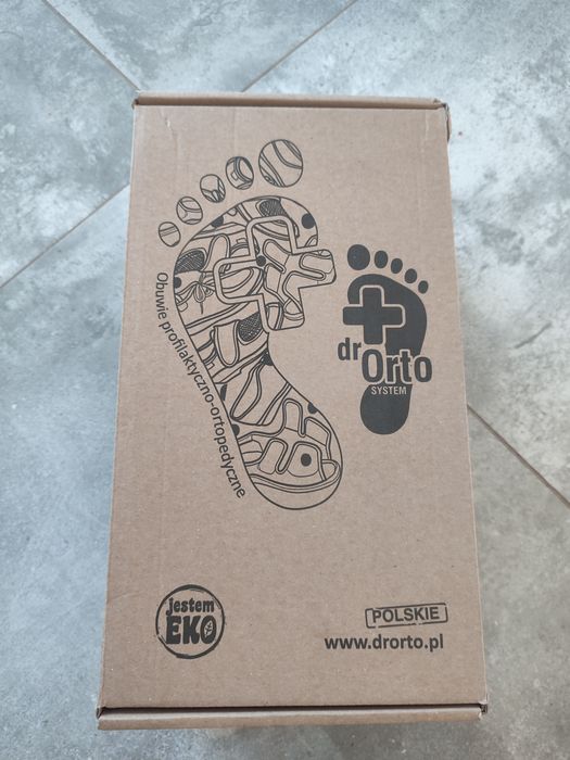 Szerokie sandały buty zdrowotne  ortopedyczne Dr Orto nr 42