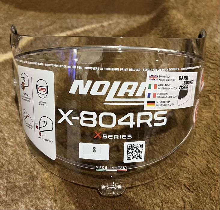 Nolan X-804 RS Spoiler & Visor