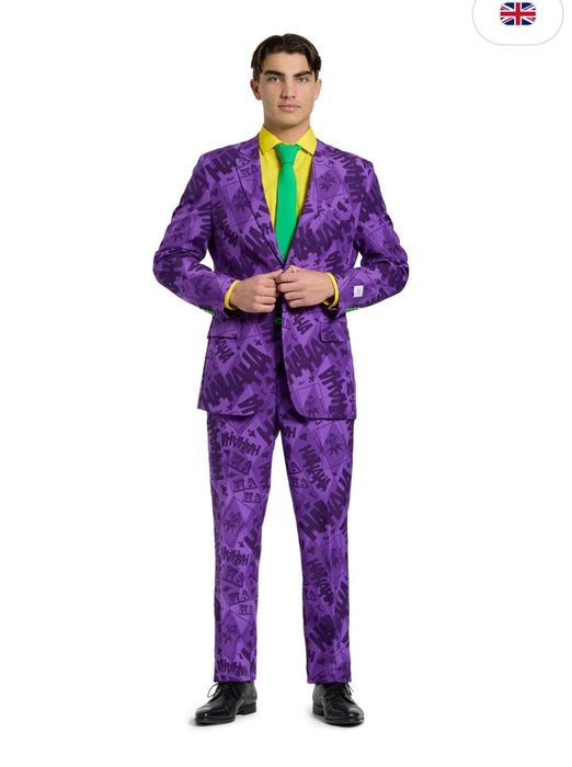 Męskie garnitury na Halloween z licencjonowanym superbohaterem OppoSui