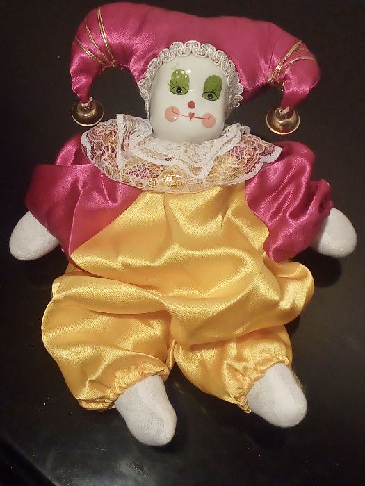 Arlequim em Porcelana. Novo!