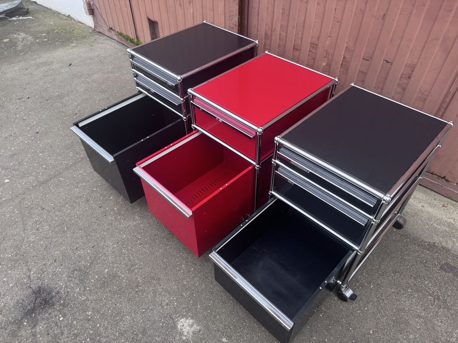 Stolik pomocniczy biurko USM Haller na kółkach 75x50 cm