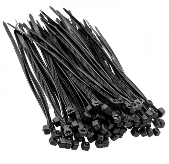 Хомути пластикові стяжки білі / чорні, всі розміри, Опт / Роздріб