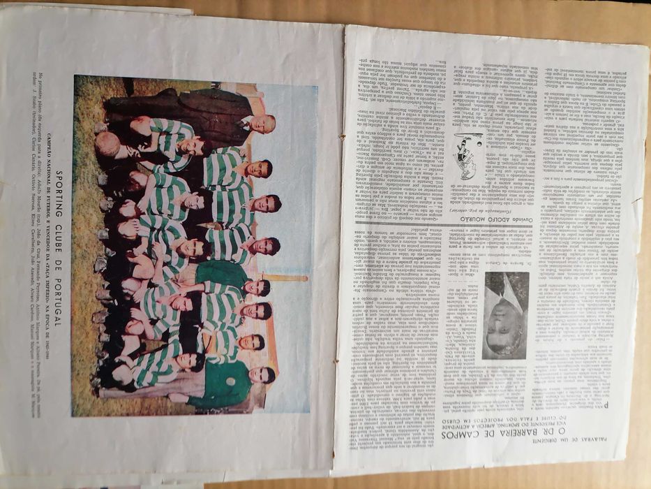 Stadium Reportagem Gráfica 1943 Sporting,Salgueiros,Vitória,Famalicão