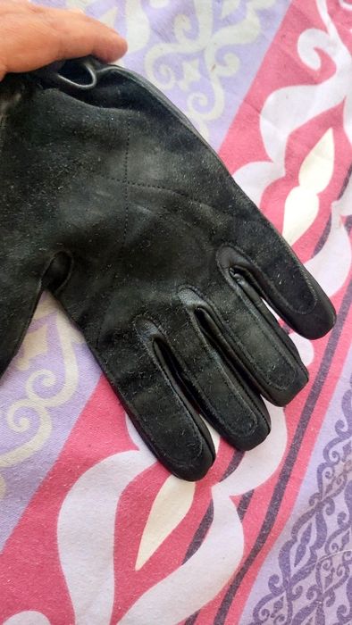 Luvas motar em pele genuína