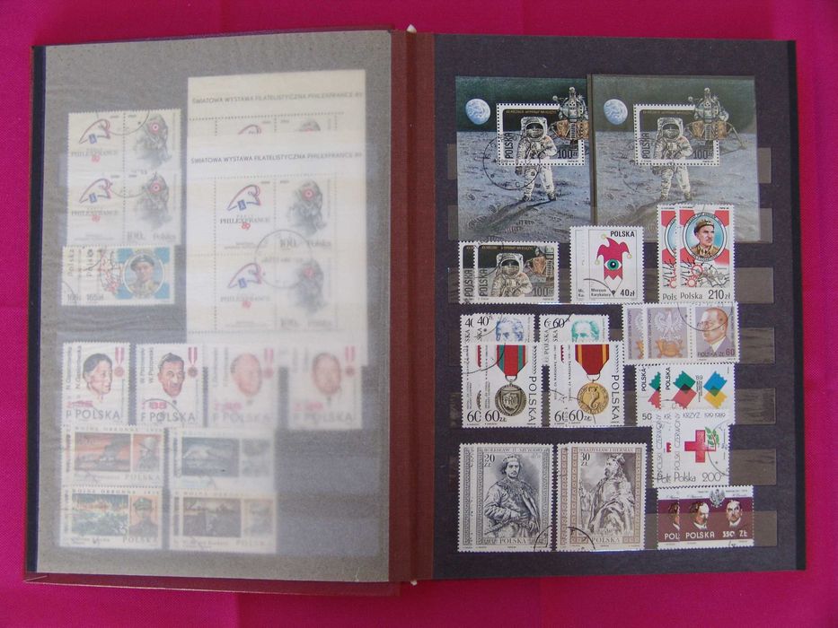 3 klasery – polskie znaczki kasowane w idealnym stanie