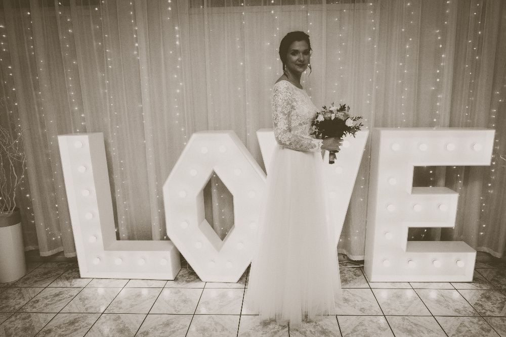 Suknia ślubna Amy Love Bridal 185 dla wysokich