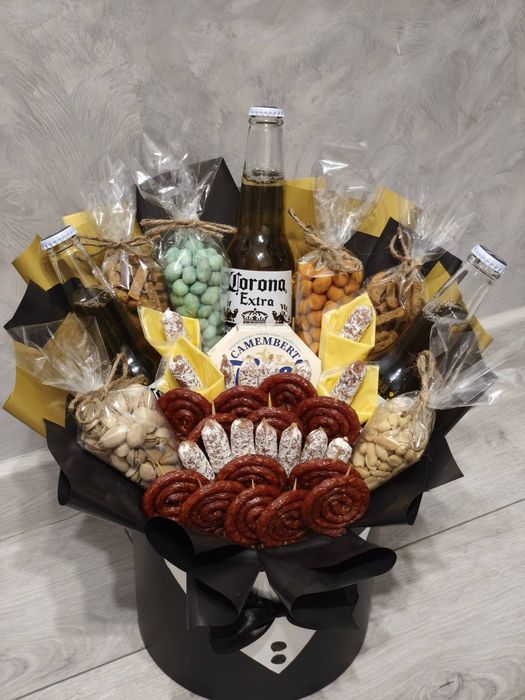 М'ясні букети. Їстівні букети. Солодкі букети