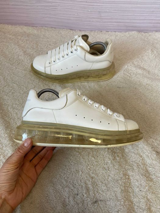 Alexander McQueen Oversized кожаные кроссовки 40-41 р 25,5см оригинал
