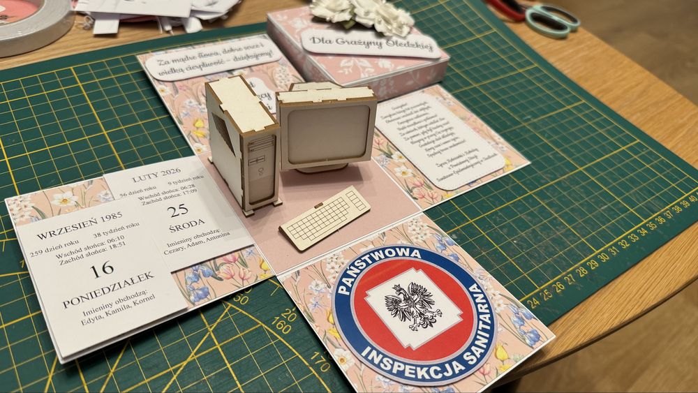 Exploding box emerytura