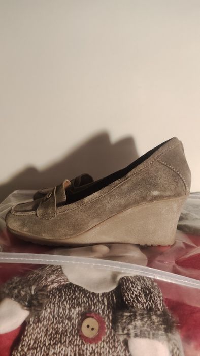 Sapatos cunha bejes senhora 36