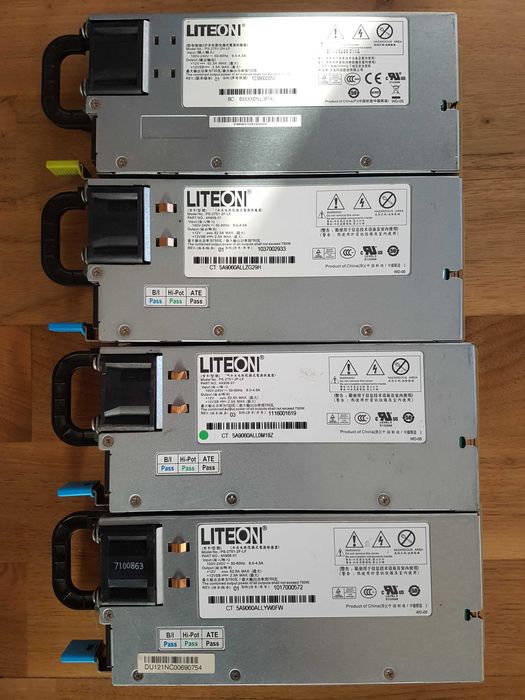 Zasilacz serwerowy LITEON 750W model PS-2751 Gwarancja 3 szt_ Gdańsk
