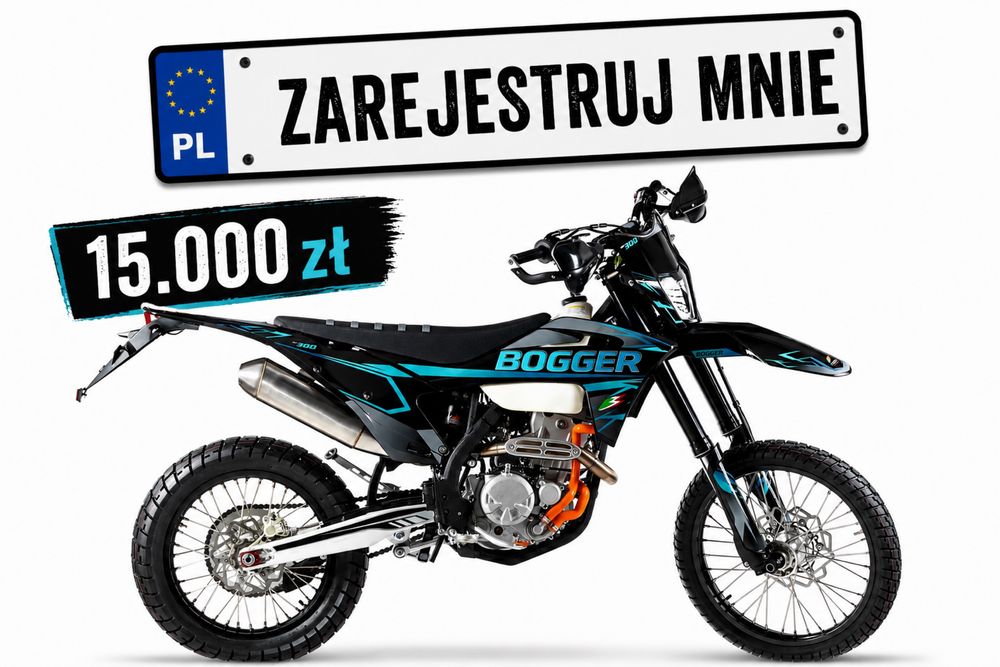 BOGGER AR300 30hp Enduro z homologacją  EURO 5+ | 6 Biegów