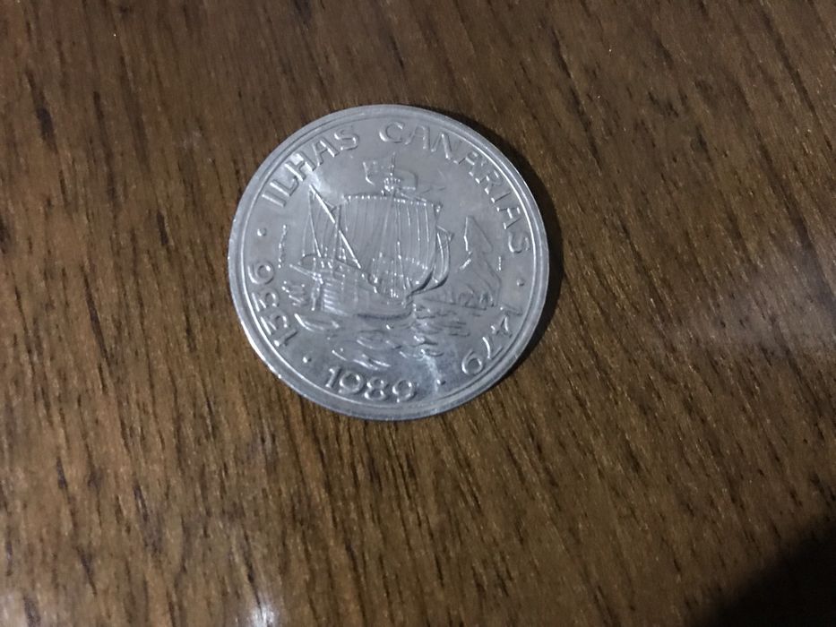 Moeda de 100 Escudos  Descoberta das Ilhas Canárias