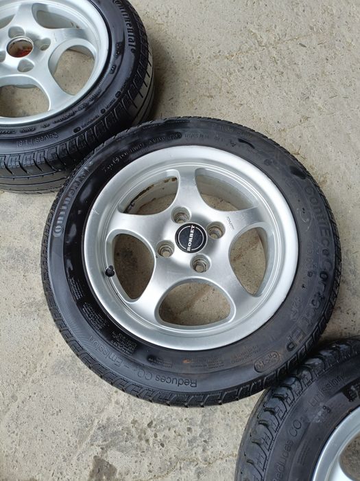 Felgi aluminiowe BORBET 14" + opony Continental EcoContact EP