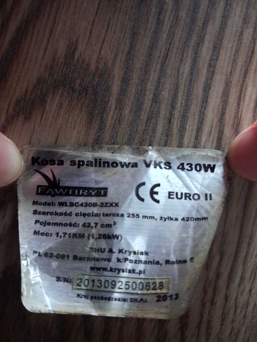 Kosa Spalinowa podkaszarka