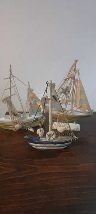 Artesanato barcos faróis