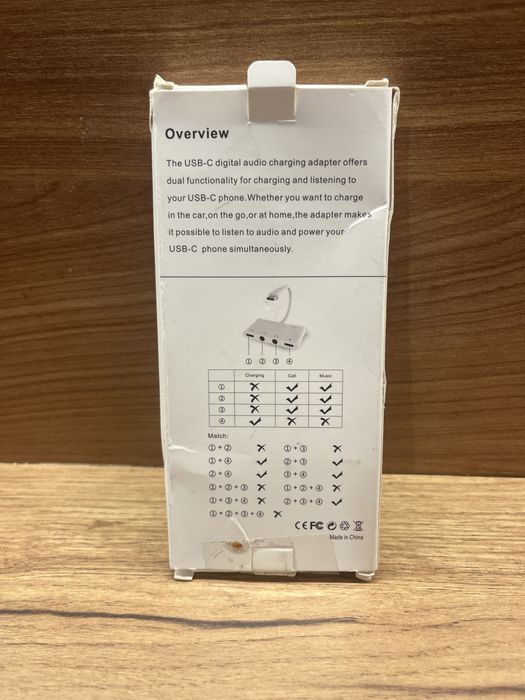Audio Adapter USB C 4w1