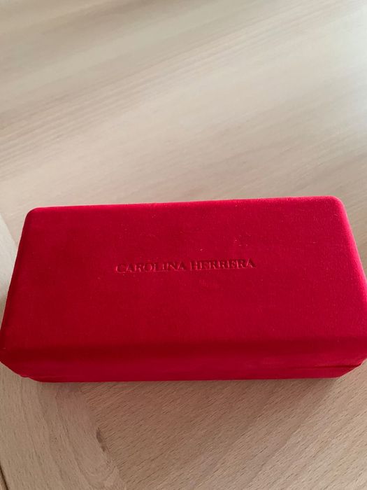 Etui na Okulary Carolina Herrera Welur Nowe