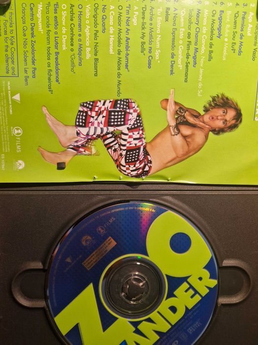 DVD (Homem-Aranha, Zoolander, Sopranos, etc.) / como novo