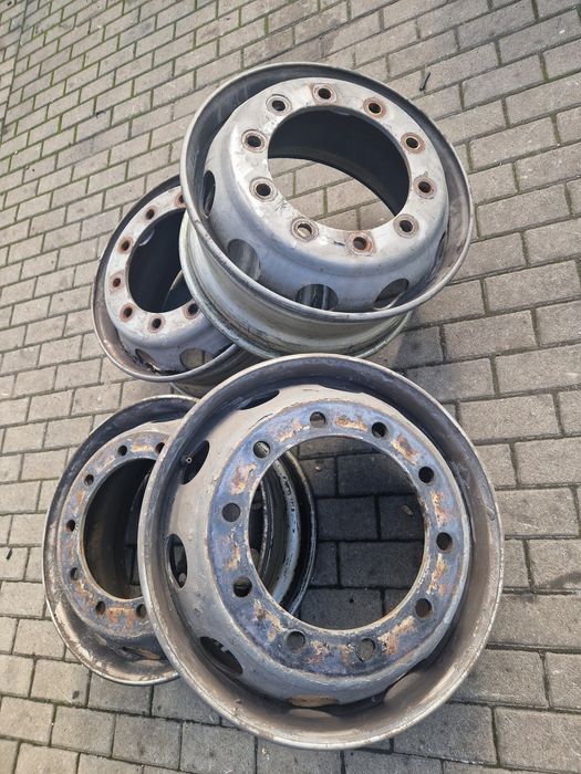 Używane felgi ciężarowe 9,00X22,5 sprawdzone ciśnieniowo