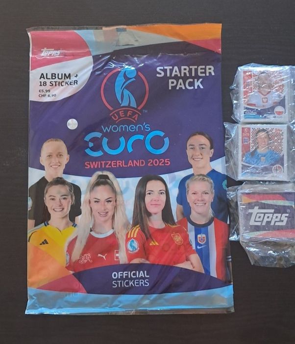 Colecao Completa Euro Womens 2025 da Panini