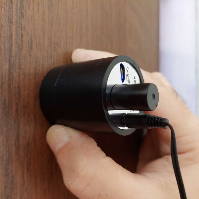 Чувствительный микрофон - стетоскоп слушать через стены с наушниками