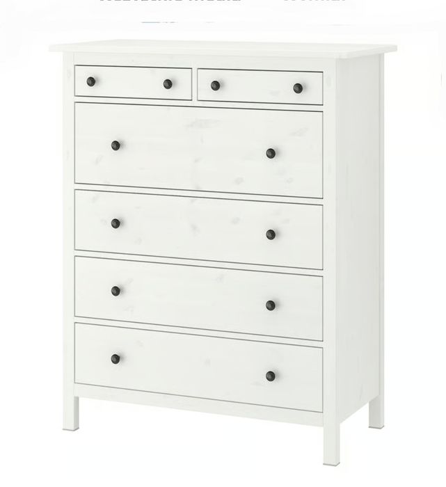 Ikea hemnes komoda szuflady biała