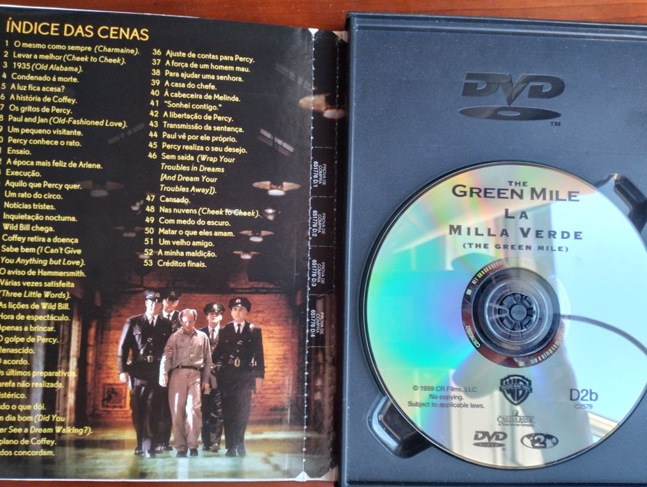 DVD The Green Mile À Espera de um Milagre