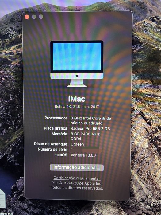 Vendo iMac 21.5 4K