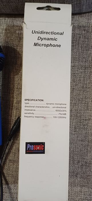 2 x mikrofon  dynamiczny karaoke 3 m kabel