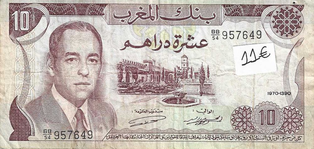 Notas antigas - Marrocos