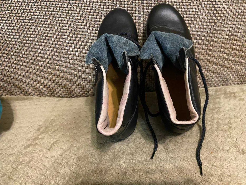 ботінки шкіряні з натуральноі шкіри