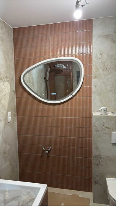 Lustro LED + Antypara + Bluetooth Rea 90x70