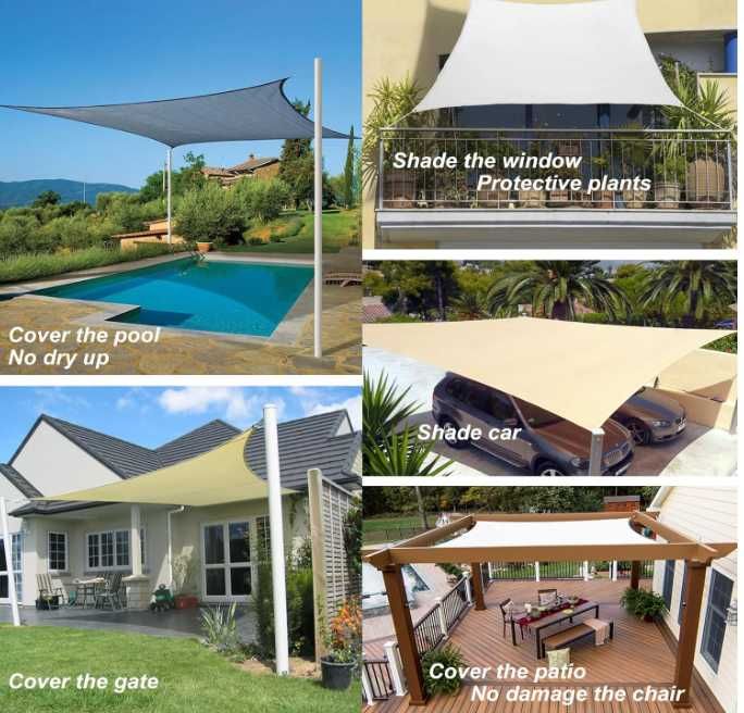 Żagiel przeciwsłoneczny SUNNY GUARD 3x5 m prostokątny UV