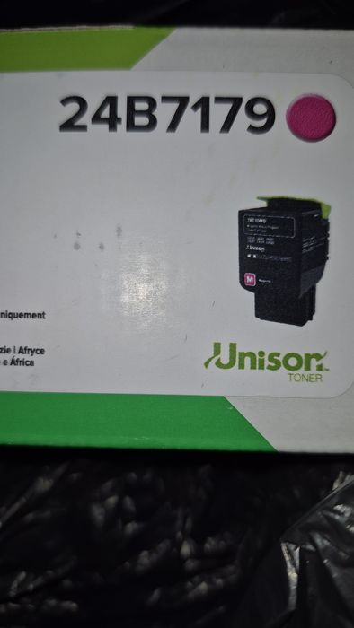 Nowy Lexmark 24B7179 toner czerwony, oryginalny
