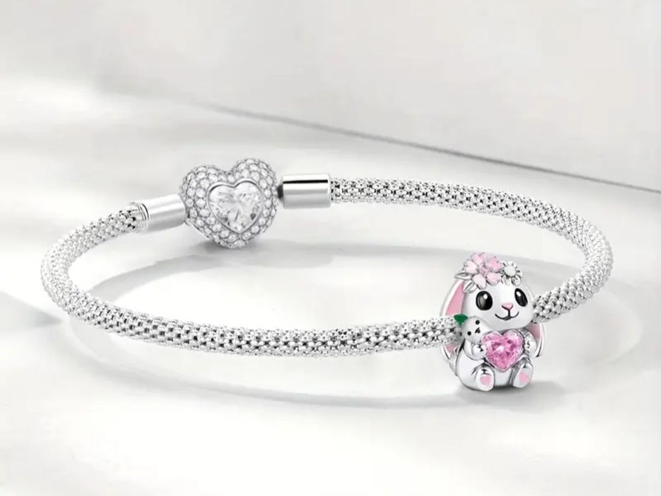 Браслет та намистинки 925 проба старлінгове срібло