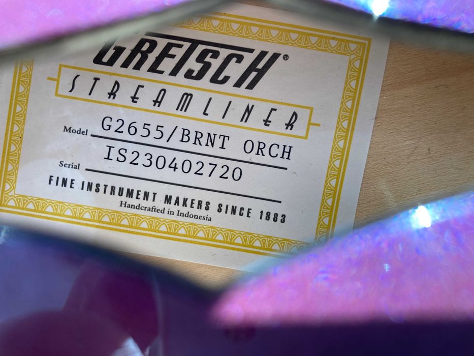 Gretsch G2655 Streamliner novo na garantia 5 anos!