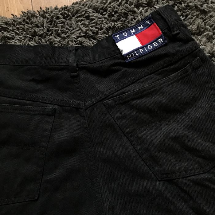 Шорти Tommy Hilfiger чорні базові M-L оверсайз