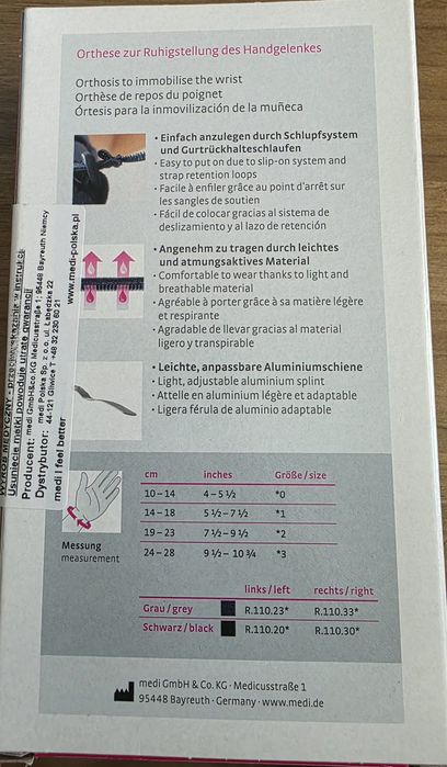 Stabilizator na nadgarstek