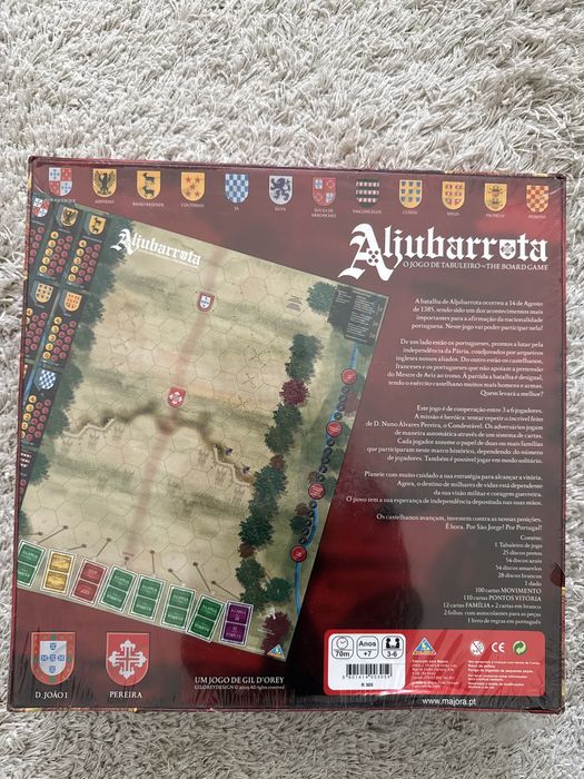 Jogo de tabuleiro Aljubarrota S.A. da Majora selado